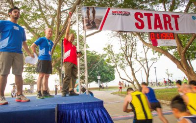 Participants experience hardship over a 5KM course at Singapore’s First Humanitarian Run