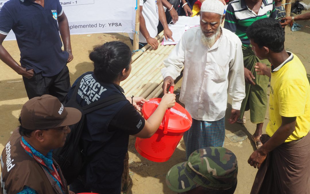 Mercy Relief facilitates on-ground aid distribution to communities affected by humanitarian crisis in Rakhine state