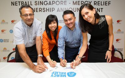 Mercy Relief selected as Netball Singapore’s official adopted charity
