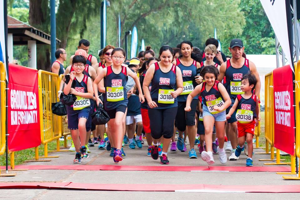 Participants of Singapore’s only humanitarian-themed run race in honour of disaster survivors worldwide