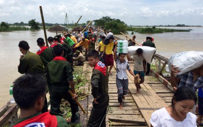 Rising rivers threatens Myanmar’s flood plagued communities