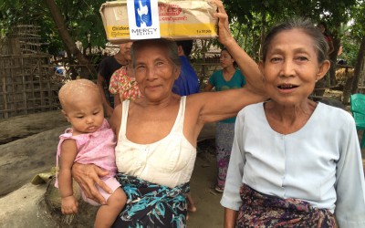Mercy Relief distributes critical food supplies to Rakhine state’s flood stricken communities