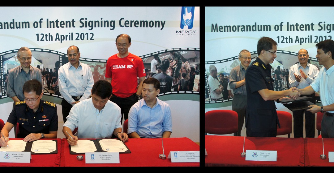 Mercy Relief and SCDF not waiting for next regional disaster, cements partnership