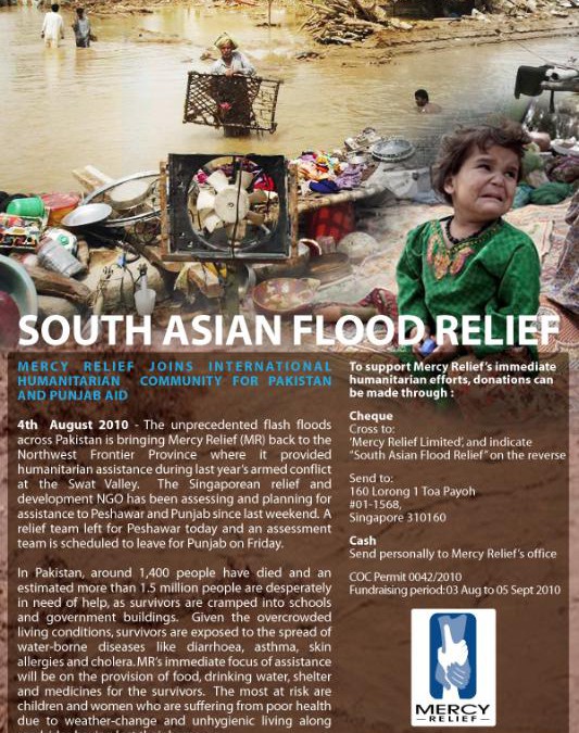 Pakistan Floods Relief Update – 5th August 2010